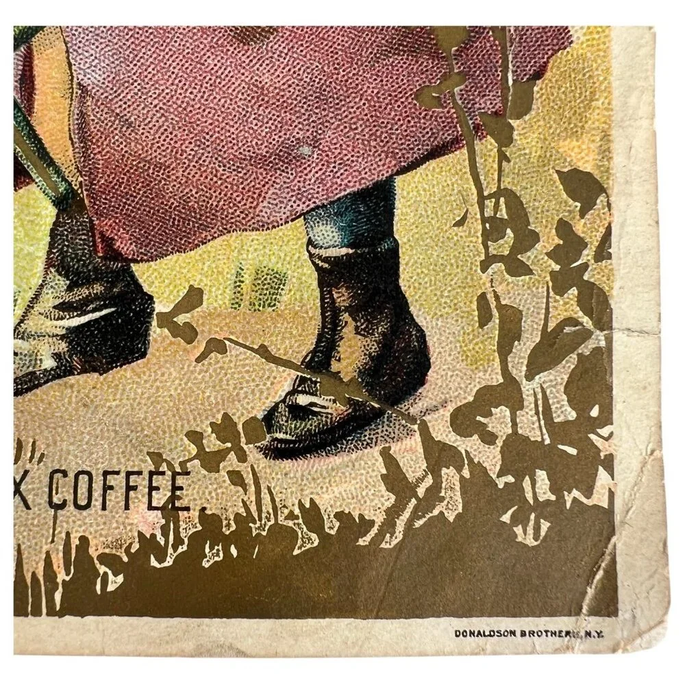 McLaughlins XXXX Coffee Advertising Print Card The Excursion Donaldson Brothers - Picture 7 of 7